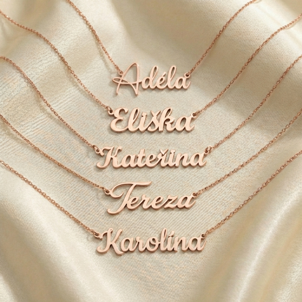 Personalizovaný řetízek z nerezové oceli