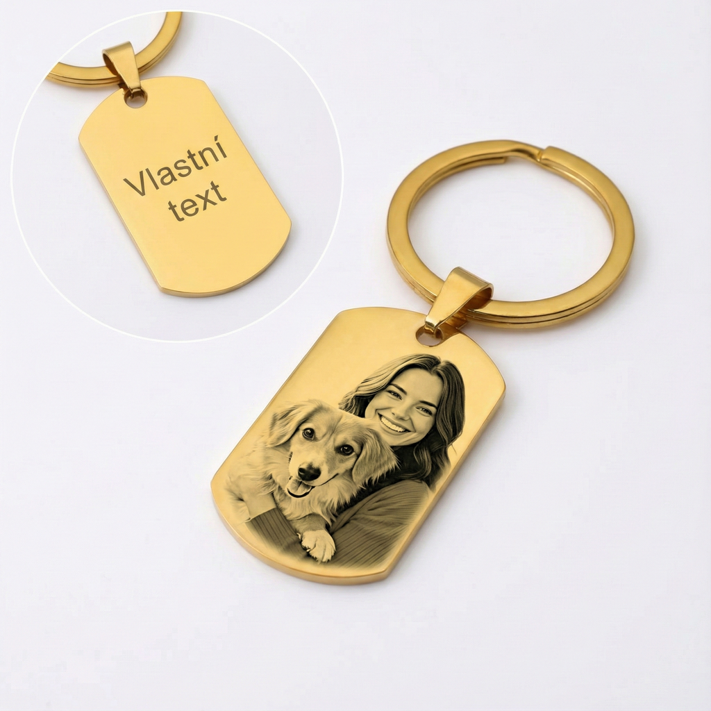 Personalizovaná klíčenka s vlastní fotkou
