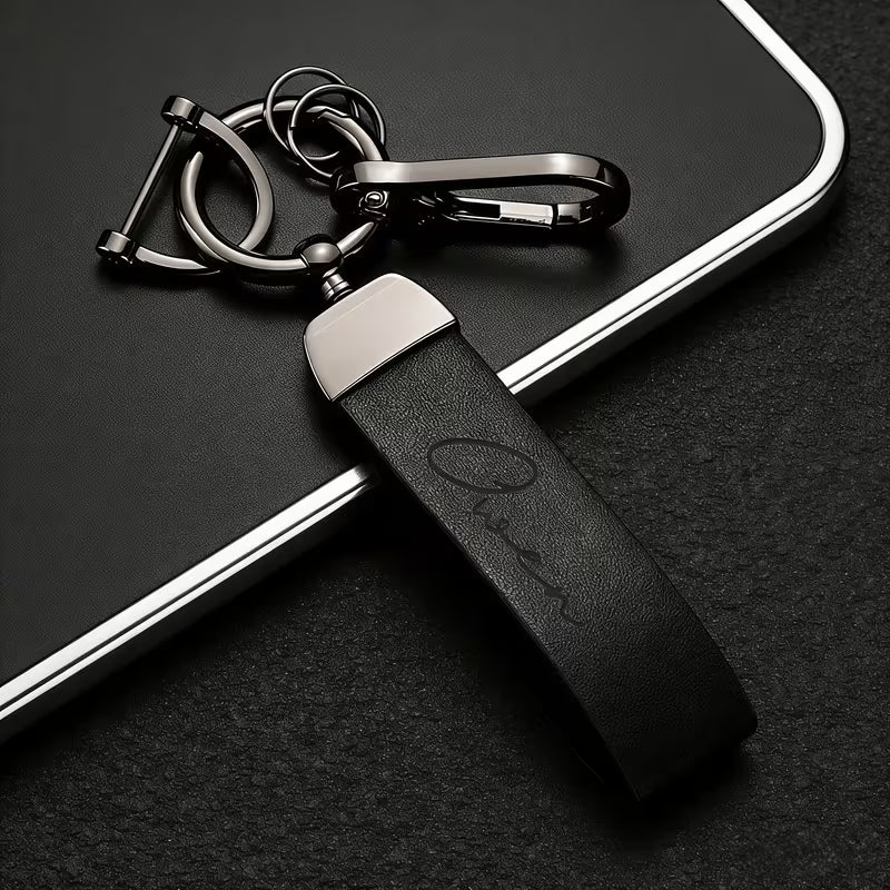 Personalizovaná kožená klíčenka s laserovým gravírováním