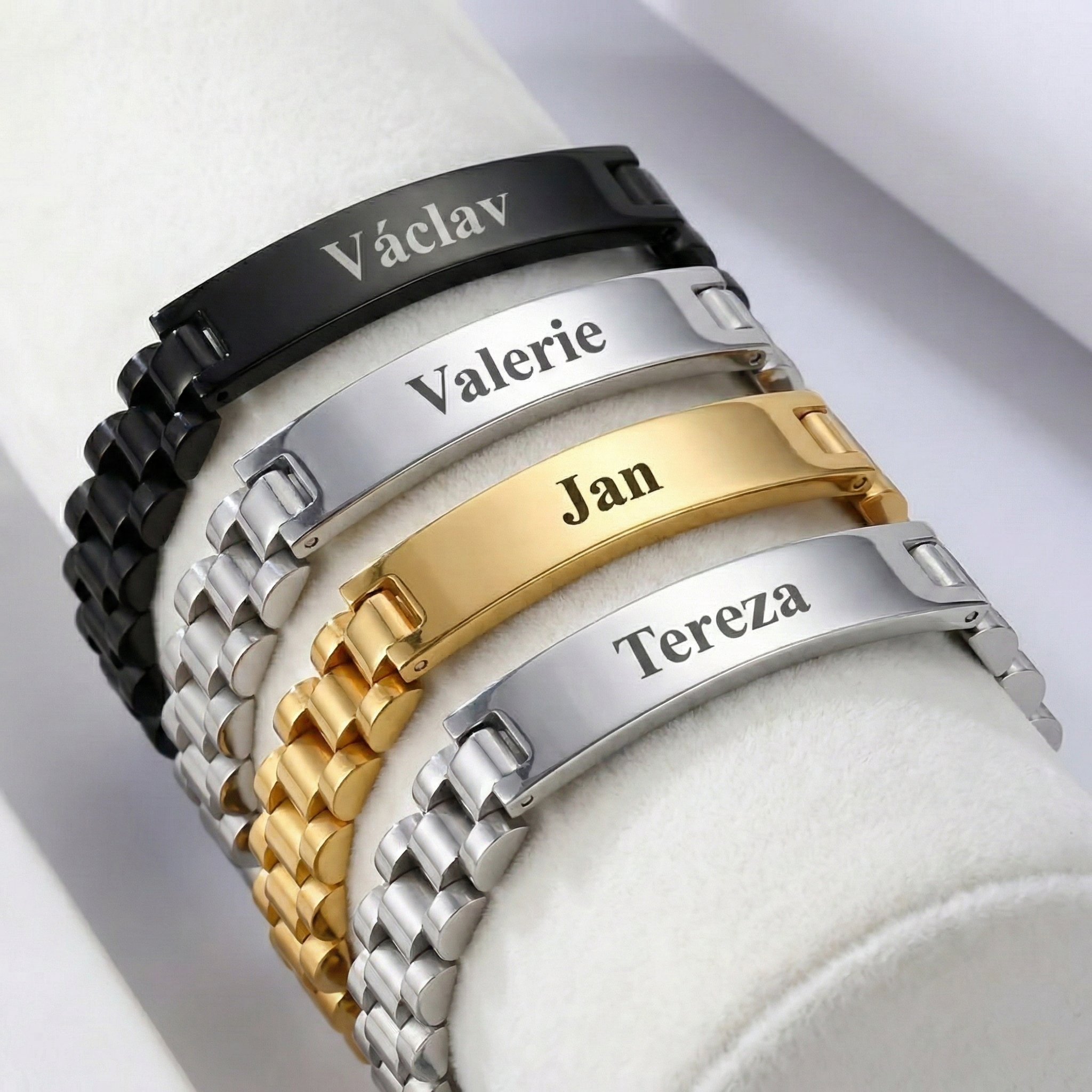 Ocelový Náramek s Vlastním Textem